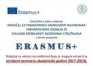 Erasmus+ Natječaj za financiranje mobilnosti nastavnika i nenastavnog osoblja